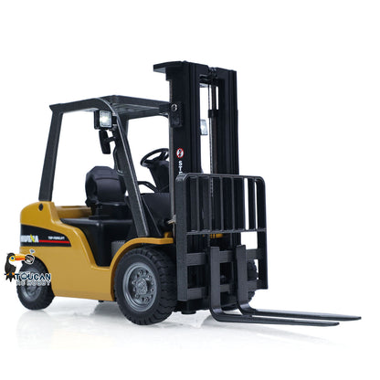 TOUCAN RC HOBBY US Stock HUINA 1/50 Electric Remote Control Forklift 9925 Mini Warehouse RC Model Desktop Level Light Sound