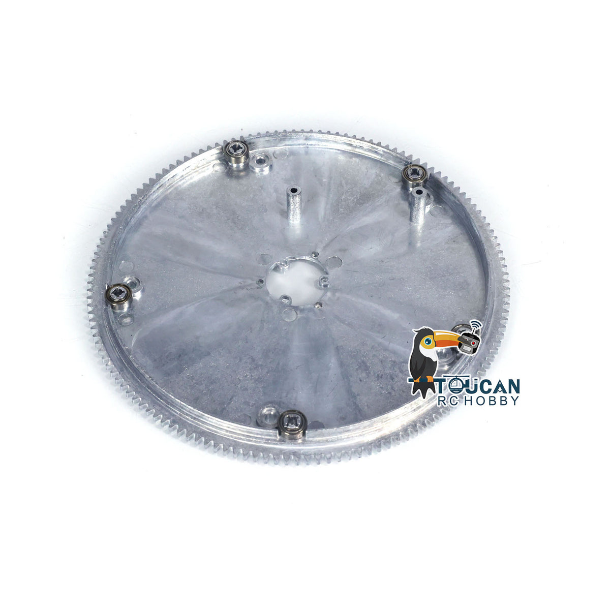 TOUCAN RC HOBBY Heng Long Metal Panoramic Sight Motor ESC Upgraded Parts Gear Pinion Ring 360 Rotation for 1/16 RC Tank Military Model Abrams 3918