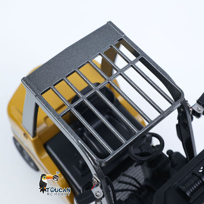 TOUCAN RC HOBBY HUINA 1/50 Electric Remote Control Forklift 9925 Mini Warehouse RC Model Desktop Level Light Sound Effect Battery