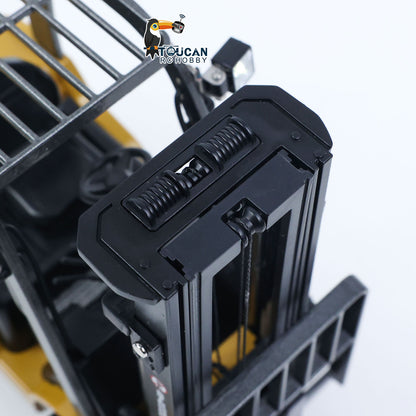 TOUCAN RC HOBBY US Stock HUINA 1/50 Electric Remote Control Forklift 9925 Mini Warehouse RC Model Desktop Level Light Sound