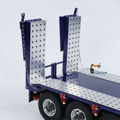 TOUCAN RC HOBBY HHG Model 5-Axle Metal Semi Trailer for 1/14 RC Tractor Truck Remote Control Dumper Tipper Cars DIY Simulation Vehicle Models