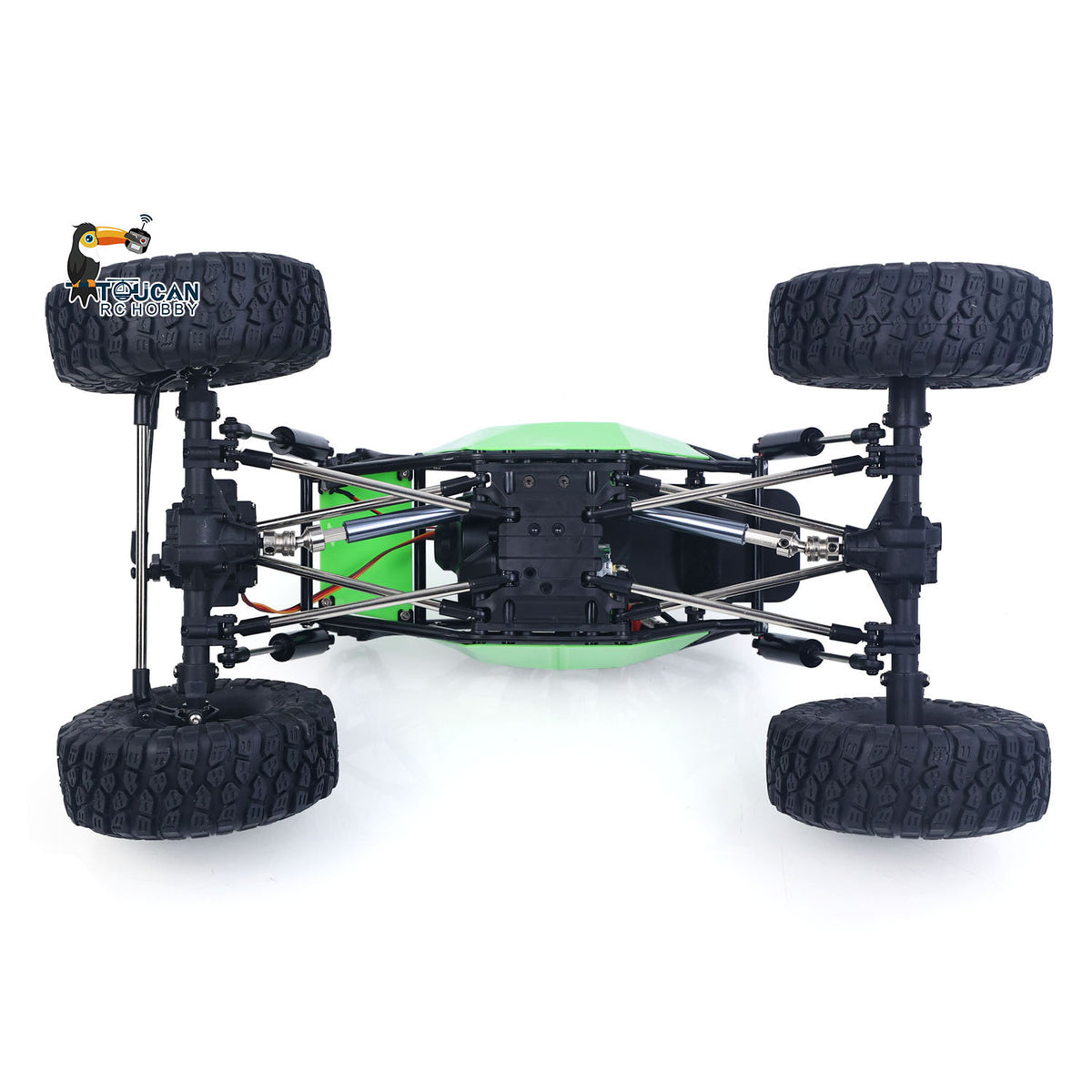 TOUCAN RC HOBBY Aoxing RTR 8504 RC 1/10 Electric RC Off-road Vehicle 4X4 Remote Control Rock Crawler Metal Shock Absorber Drive Shaft 540 Brushed Motor
