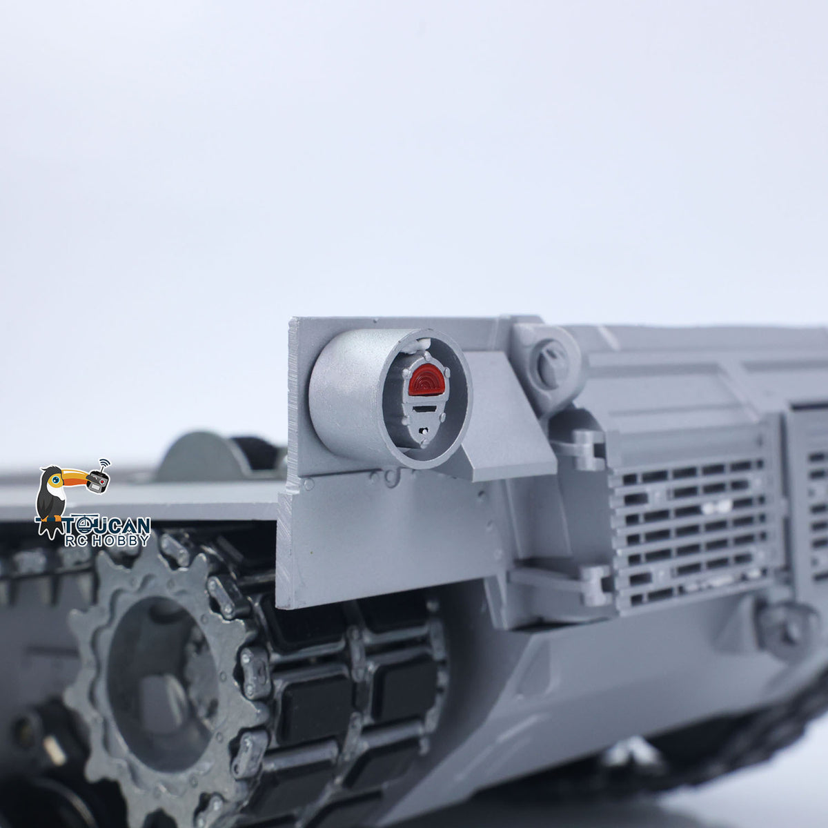 TOUCAN RC HOBBY Metal Chassis with Driving Gearbox Road Wheels Speaker Switch for Heng Long 1/16 RC Battle Tank USA Abrams M1A2 3918 Model