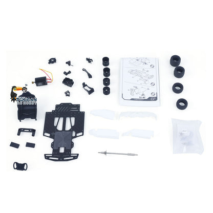 TOUCAN RC HOBBY Plastic JDModel 1/10 Remote Control Racing Car 298A 4*2 RC Go Kart Model Metal Wheelhub No Lights Sounds Servo Radio Unassembled