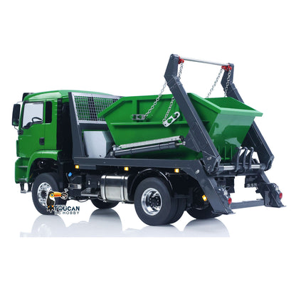 TOUCAN RC HOBBY LESU Z0068 1/14 Metal 4x4 Hydraulic Swing Arm Garbage Vehicle 3 Speed Transmission Lock Differential Axles for Backyard Fun