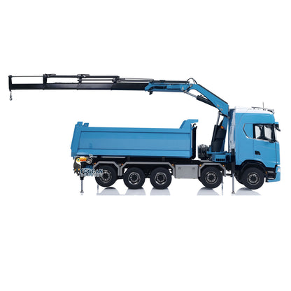 TOUCAN RC HOBBY LXY 770S 10x10 1/14 Hydraulic Crane Dump RC Tipper Car Metal Full Dump Truck RTR Battery Light Sound
