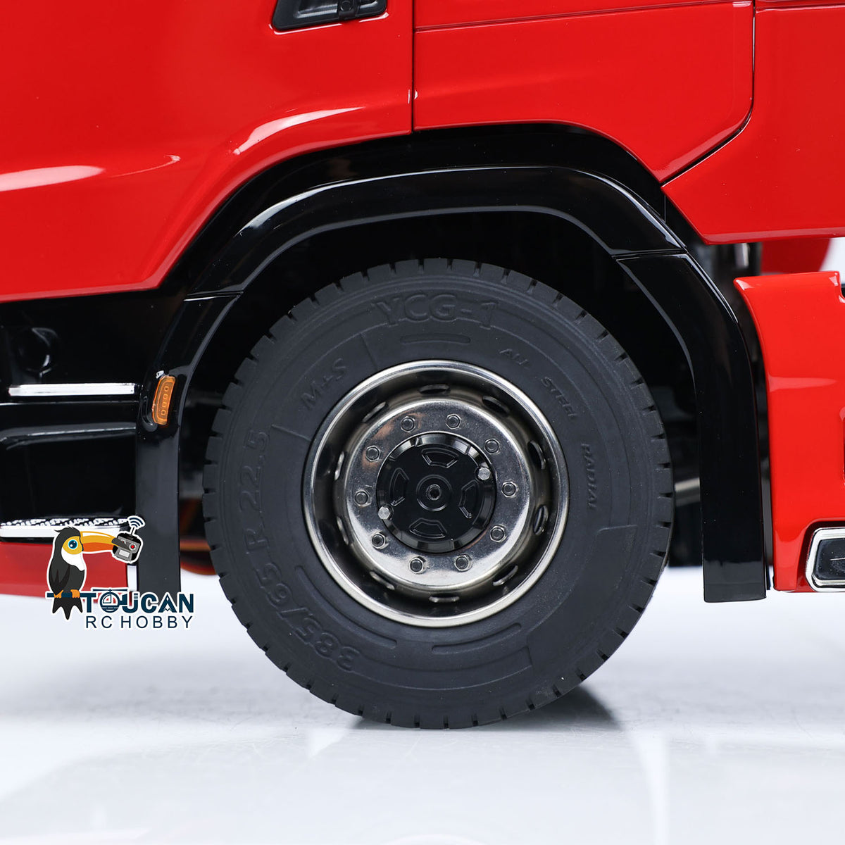 TOUCAN RC HOBBY LXY Metal Chassis Fifth Wheel 4X4 1/14 3Speed Radio Control Tractor Truck 770S Axle Locks Brushed ESC Motor Light System No Battery