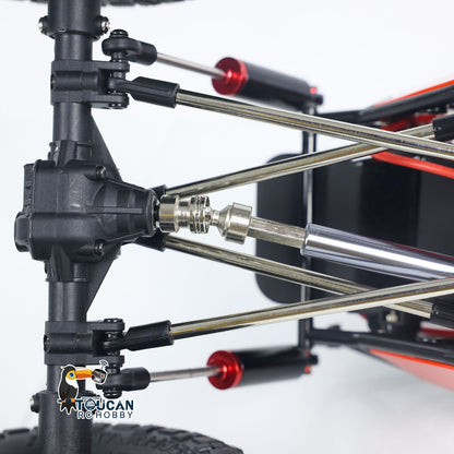 TOUCAN RC HOBBY Aoxing RTR 8504 RC 1/10 Electric RC Off-road Vehicle 4X4 Remote Control Rock Crawler Metal Shock Absorber Drive Shaft 540 Brushed Motor