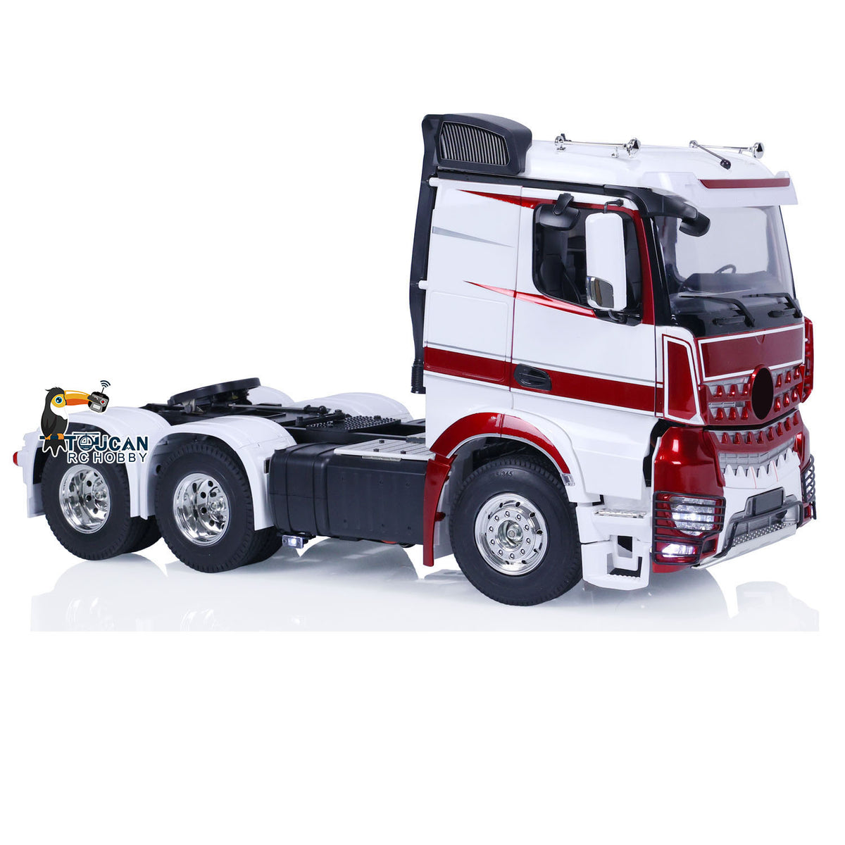 TOUCAN RC HOBBY HHRC Customized 1/14 6x4 RC Tractor Truck 3363 Remote Control Car Painted Assembled Model Lights Optional Versions