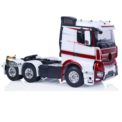 TOUCAN RC HOBBY HHRC Customized 1/14 6x4 RC Tractor Truck 3363 Remote Control Car Painted Assembled Model Lights Optional Versions