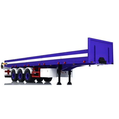 TOUCAN RC HOBBY LXY 3 Axles 1/14 Metal Semi Trailer for Remote Control Tractor Truck Lorry RC Hydraulic Dump Trucks DIY Painting Assembled Model