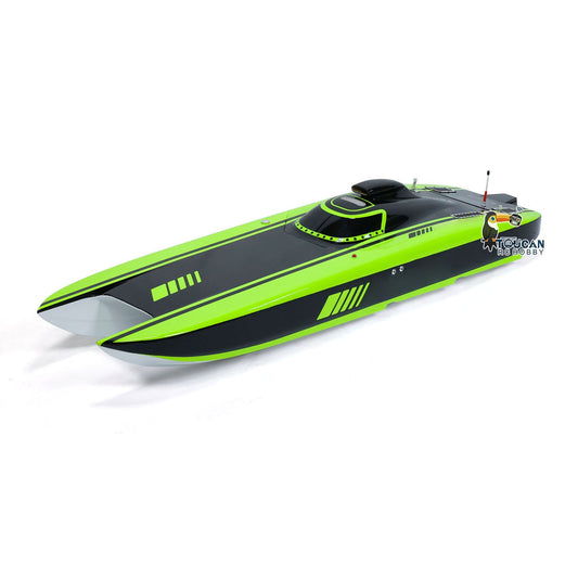 TOUCAN RC HOBBY DT G30E 30CC Prepainted Gasoline Racing KIT RC Boat Hull Fiber Glass DIY Model for Advanced Player 1300*360*220mm Present W/O Mount