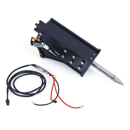 TOUCAN RC HOBBY New Product Metal Hydraulic Shear Electric Hammer Bucket for 1/12 RC Hydraulic Digger C395 LR976  Remote Control Construction Vehicles Excavator