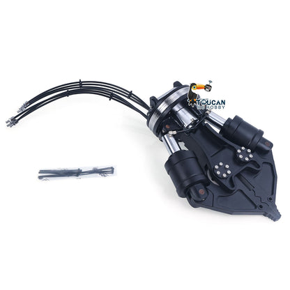TOUCAN RC HOBBY New Product Metal Hydraulic Shear Electric Hammer Bucket for 1/12 RC Hydraulic Digger C395 LR976  Remote Control Construction Vehicles Excavator