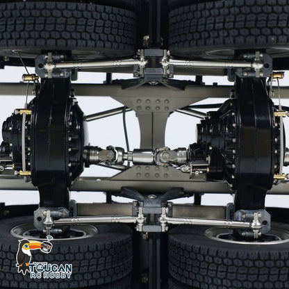 TOUCAN RC HOBBY ScaleClub 1/14 Metal 8x8 Chassis for 770S JX Model F1650 Crane RC Trucks Electric Cars Light Sound System 3-Speed Transmission DIY Model