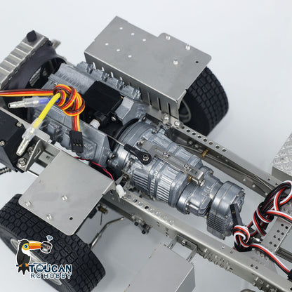 TOUCAN RC HOBBY ScaleClub 1/14 Metal 8x8 Chassis for 770S JX Model F1650 Crane RC Trucks Electric Cars Light Sound System 3-Speed Transmission DIY Model