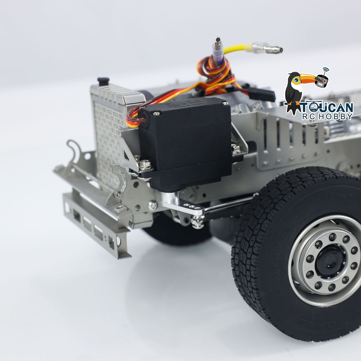 TOUCAN RC HOBBY ScaleClub 1/14 Metal 8x8 Chassis for 770S JX Model F1650 Crane RC Trucks Electric Cars Light Sound System 3-Speed Transmission DIY Model