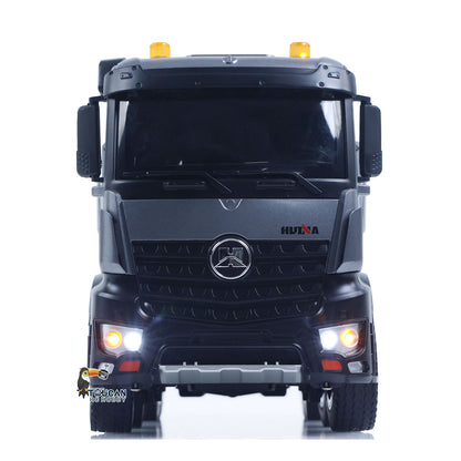 TOUCAN RC HOBBY HUINA 1/14 Remote Control Dump Truck 12CH RC Tipper Finished Model RTR Light Sound Effects Radio USB Charging Cable