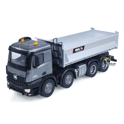 TOUCAN RC HOBBY HUINA 1/14 Remote Control Dump Truck 12CH RC Tipper Finished Model RTR Light Sound Effects Radio USB Charging Cable