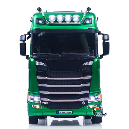TOUCAN RC HOBBY US-Lager HUINA 770S 1501 6X4 1/18 ferngesteuerter Sattelschlepper Kunststoff RC LKW Auto Licht Soundsystem fertig montiertes RTR-Modell