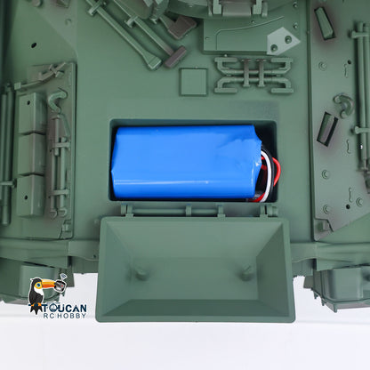 TOUCAN RC HOBBY Tongde 1/16 Remote Control Tank Model M2128 Bradley Infrared System 320 Degree Rotation Turret Light Sounds Battery Ready to Run