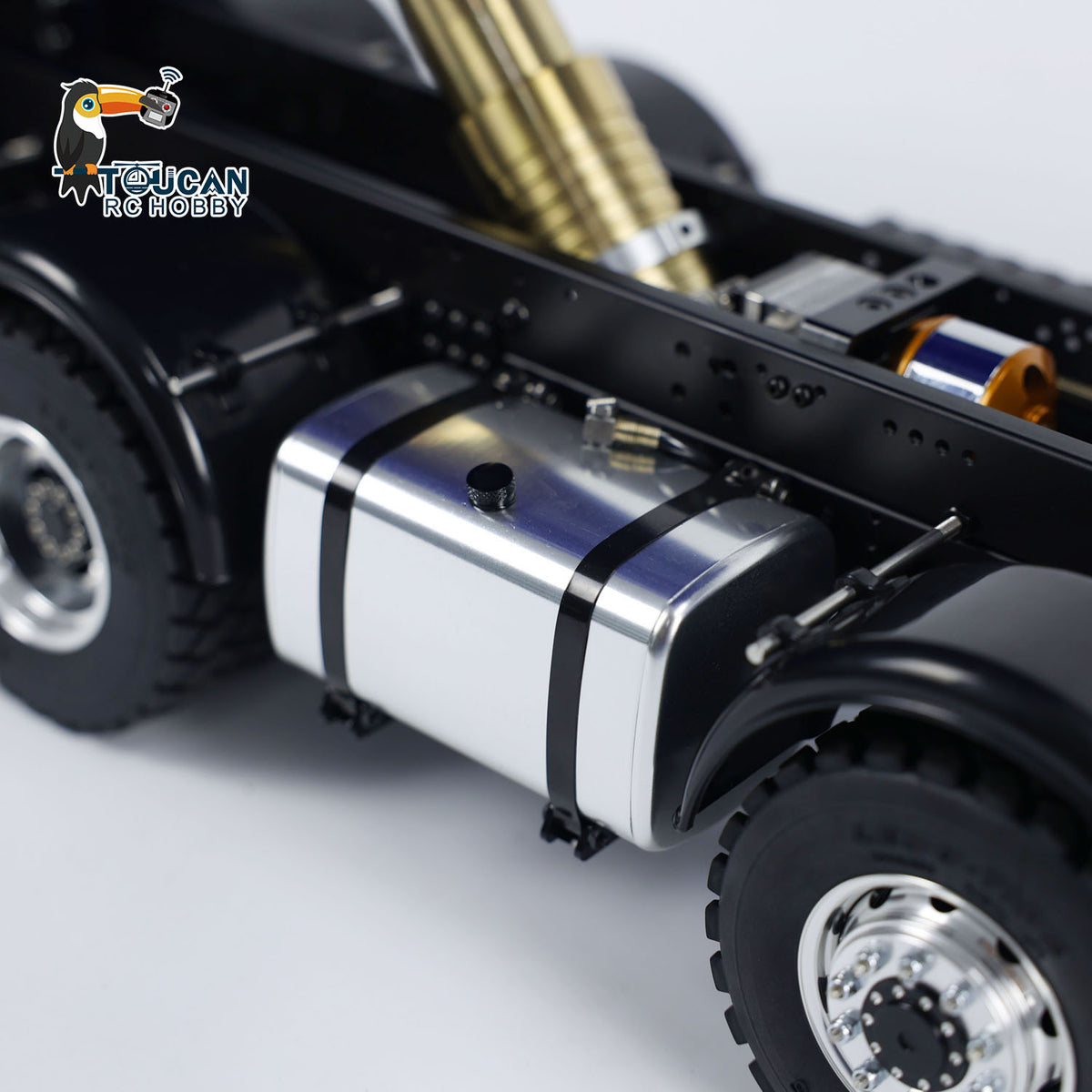 TOUCAN RC HOBBY LESU 1/14 8x8 Metal Hydraulic RC Dump Truck 20130011 RTR Tipper Model FlySky I6S Radio Controller 2 Speed Transmission Brushless Motor Sound System