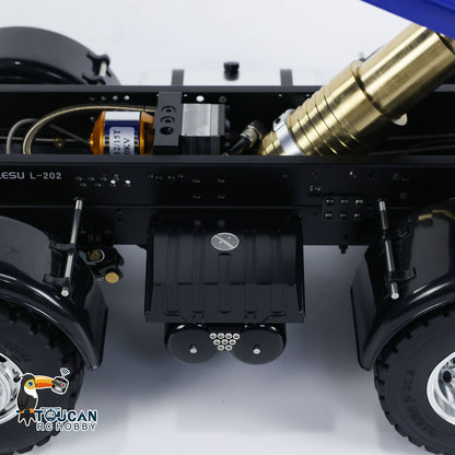 TOUCAN RC HOBBY LESU 1/14 8x8 Metal Hydraulic RC Dump Truck 20130011 RTR Tipper Model FlySky I6S Radio Controller 2 Speed Transmission Brushless Motor Sound System