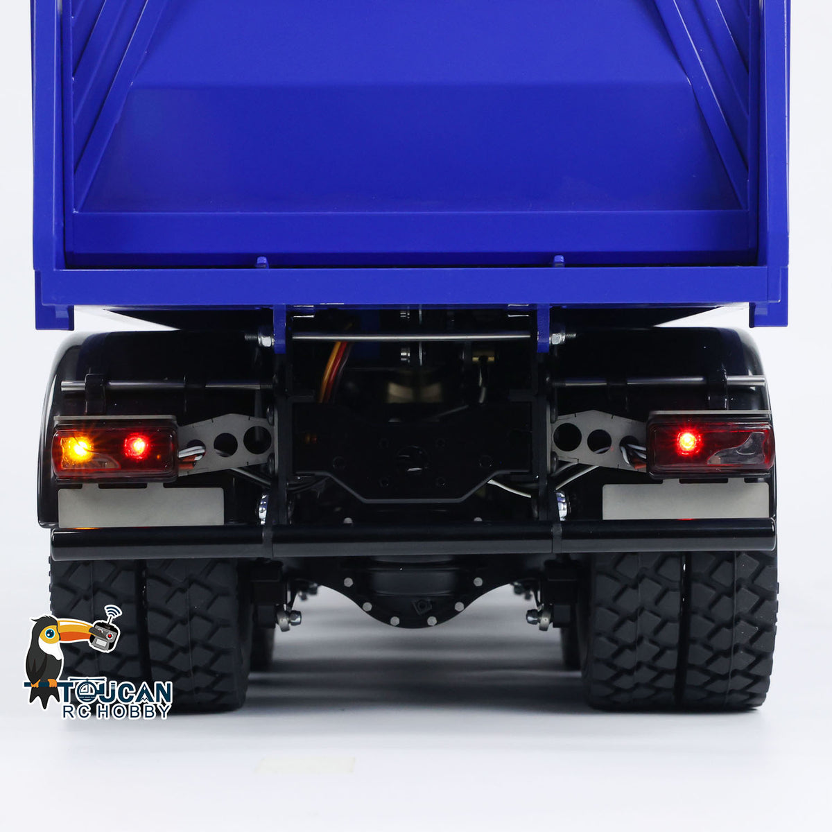 TOUCAN RC HOBBY LESU 1/14 8x8 Metal Hydraulic RC Dump Truck 20130011 RTR Tipper Model FlySky I6S Radio Controller 2 Speed Transmission Brushless Motor Sound System