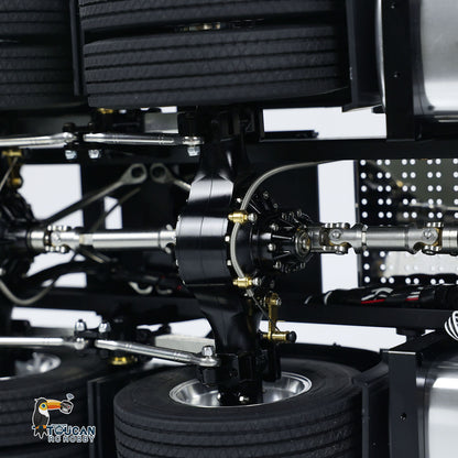 TOUCAN RC HOBBY LESU 1/14 6x6 RC Tractor Truck Metal Chassis G-6181 Equipment Rack Cars Model