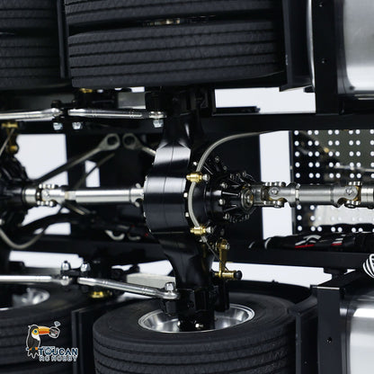 TOUCAN RC HOBBY LESU 1/14 6x6 RC Tractor Truck Metal Chassis G-6181 Equipment Rack Cars Model