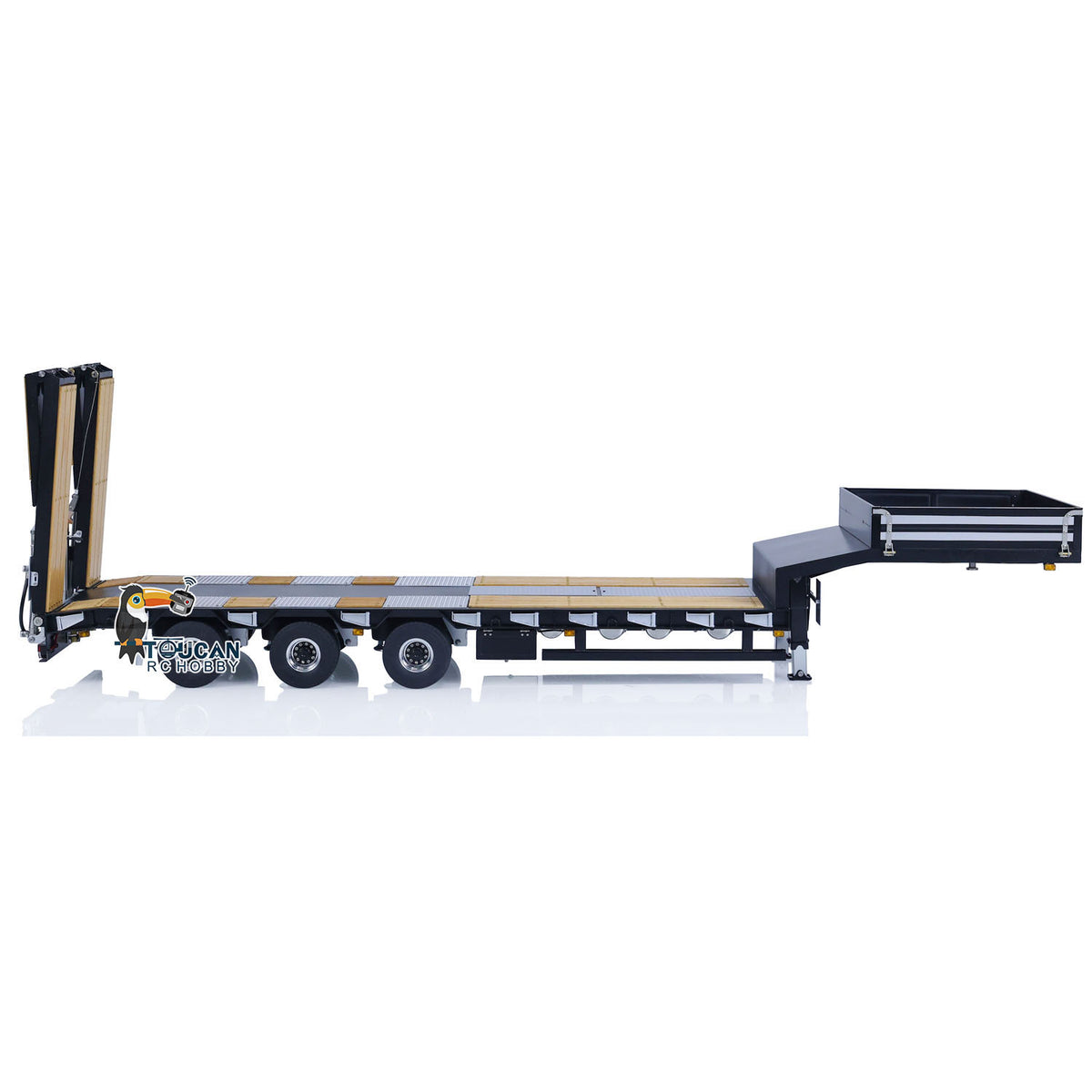 1/14 Metal LESU RC Trailer Hydraulic Lifting Tailboard A0020
