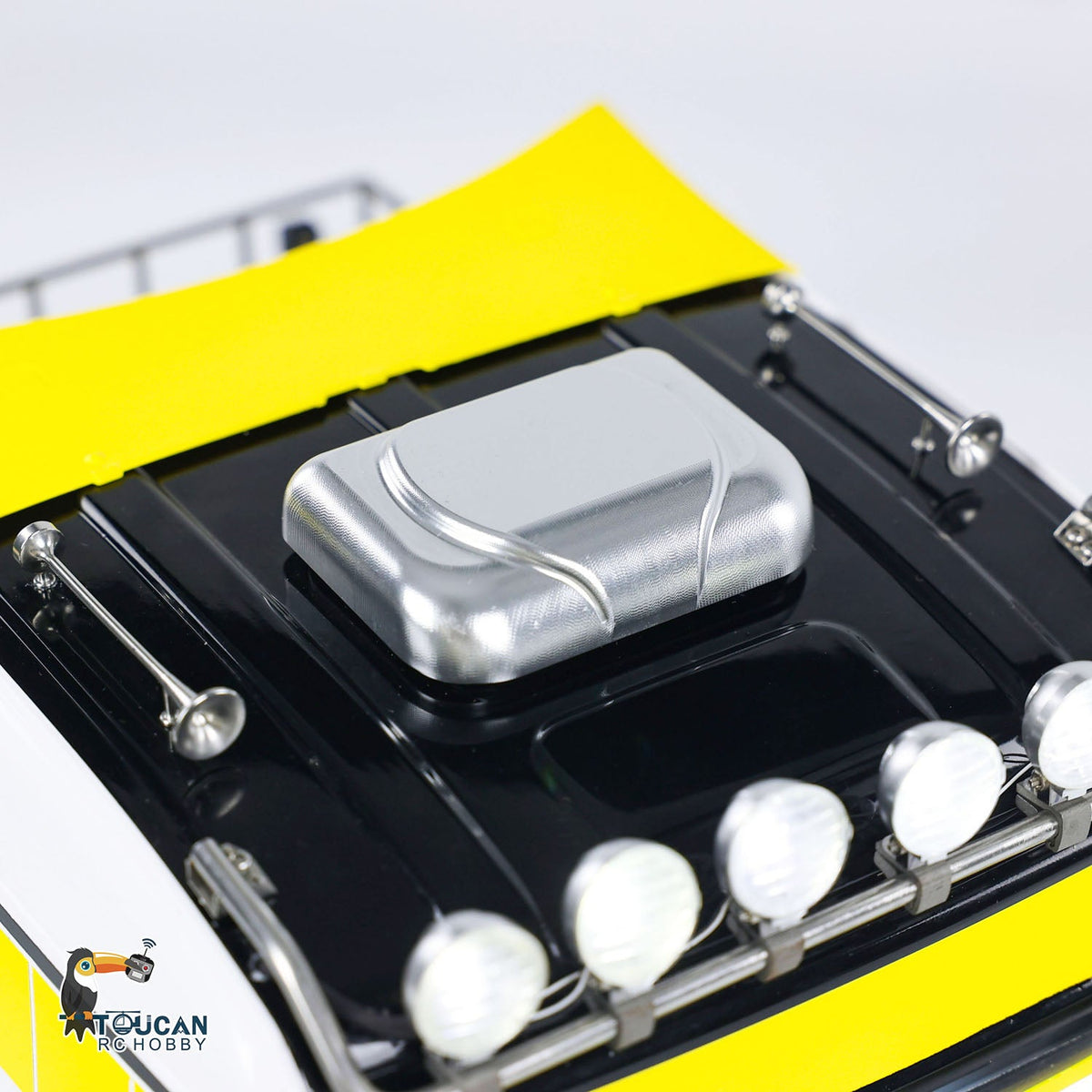 TOUCAN RC HOBBY LESU 1/14 6x6 RC Tractor Truck Metal Chassis G-6181 Equipment Rack Cars Model