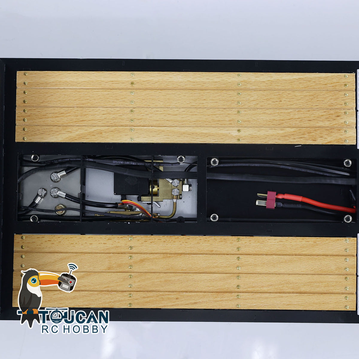 1/14 Metal LESU A0020 RC Trailer Hydraulic Lifting Tailboard Electric Landing Legs for Tractor Truck