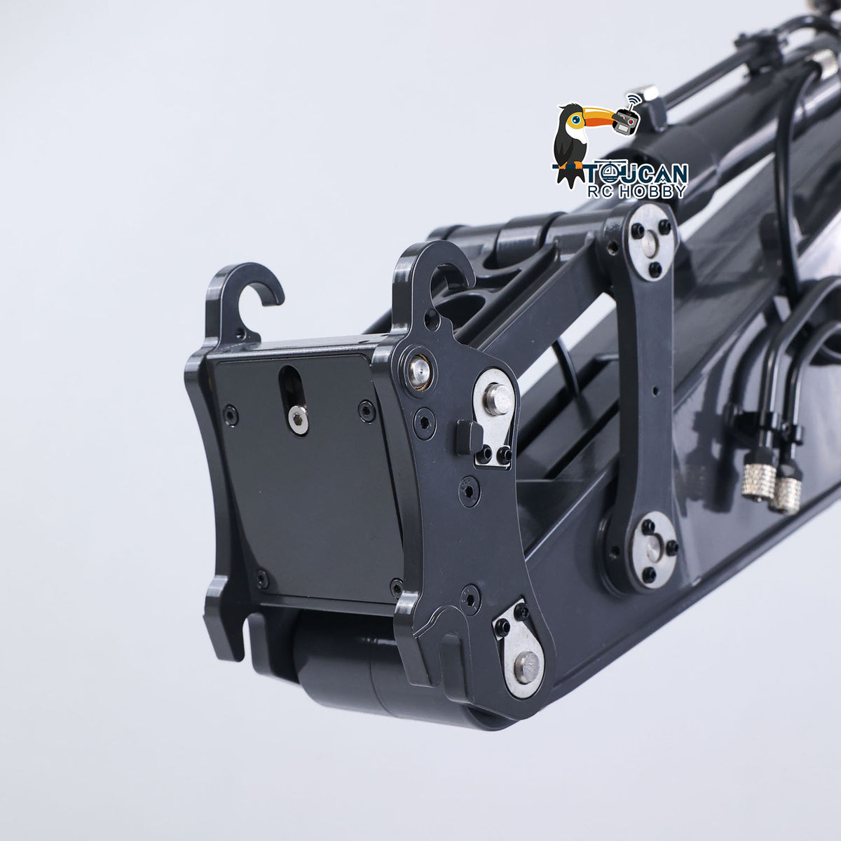 TOUCAN RC HOBBY MTModel EC950 1/14 Metal RC Hydraulic Excavator Dual Pump Digger Model 8CH Valve Ripper Light Sound Brushless Drive Motor Display Screens for Adult
