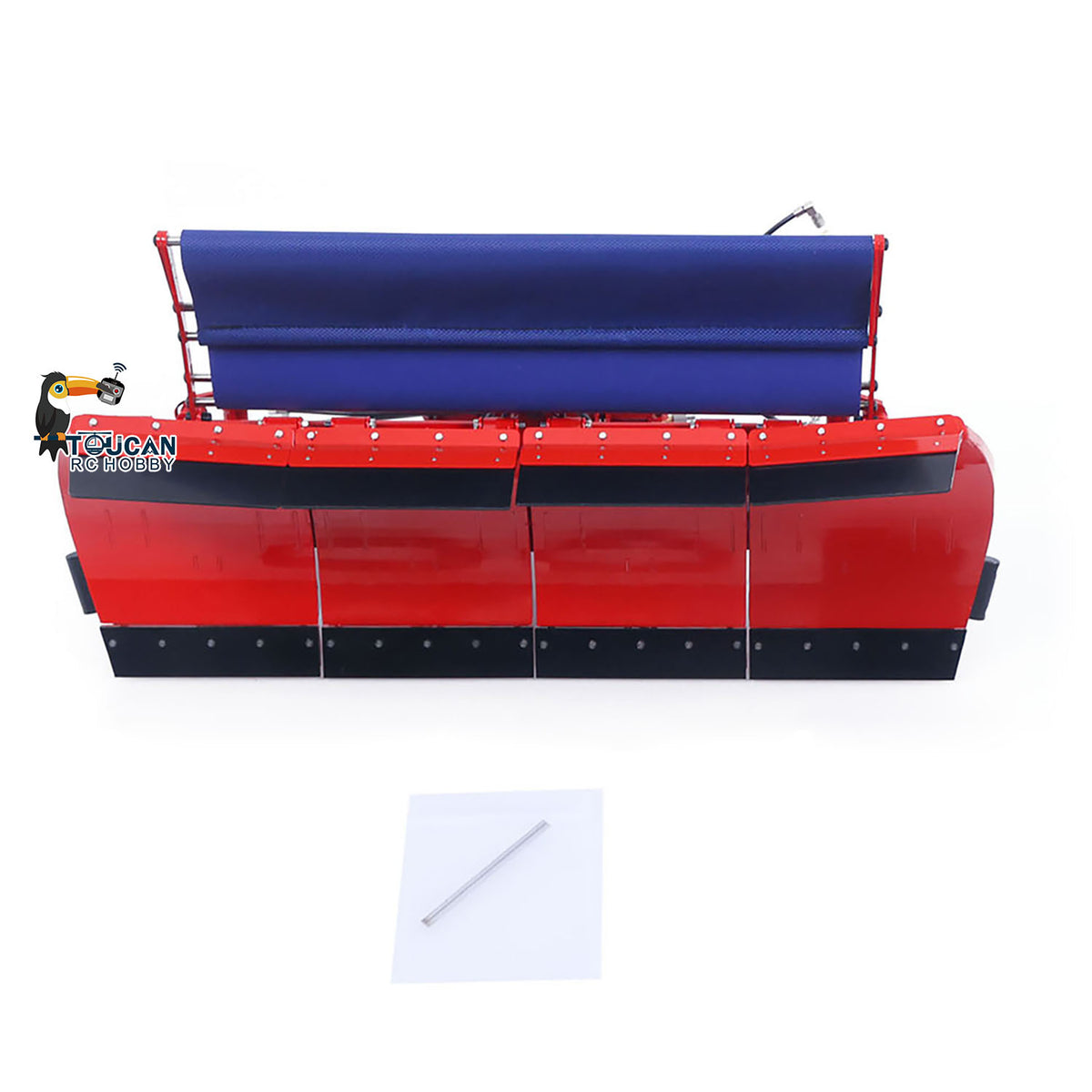 TOUCAN RC HOBBY LXY Metal Snow Blade for 1/14 8x8 RC Hydraulic Full Dump Truck DIY Tipper 6x6 Radio Controlled Farm Car Lorry Vehicle Upgraded Part