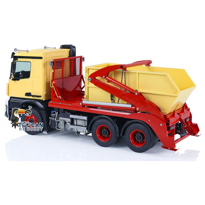 TOUCAN RC HOBBY JXModel VL18U K3363 Cabin 1/14 Metal RC Hydraulic Skip Loader RTR 6x4 Axles Differential Lock 4-Way Valve 2-Speed Gearbox Light Sound for Collectors
