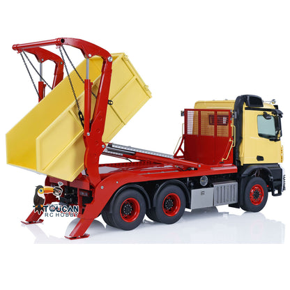 TOUCAN RC HOBBY JXModel VL18U K3363 Cabin 1/14 Metal RC Hydraulic Skip Loader RTR 6x4 Axles Differential Lock 4-Way Valve 2-Speed Gearbox Light Sound for Collectors