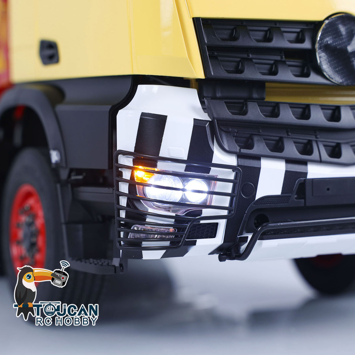 TOUCAN RC HOBBY JXModel VL18U K3363 Cabin 1/14 Metal RC Hydraulic Skip Loader RTR 6x4 Axles Differential Lock 4-Way Valve 2-Speed Gearbox Light Sound for Collectors