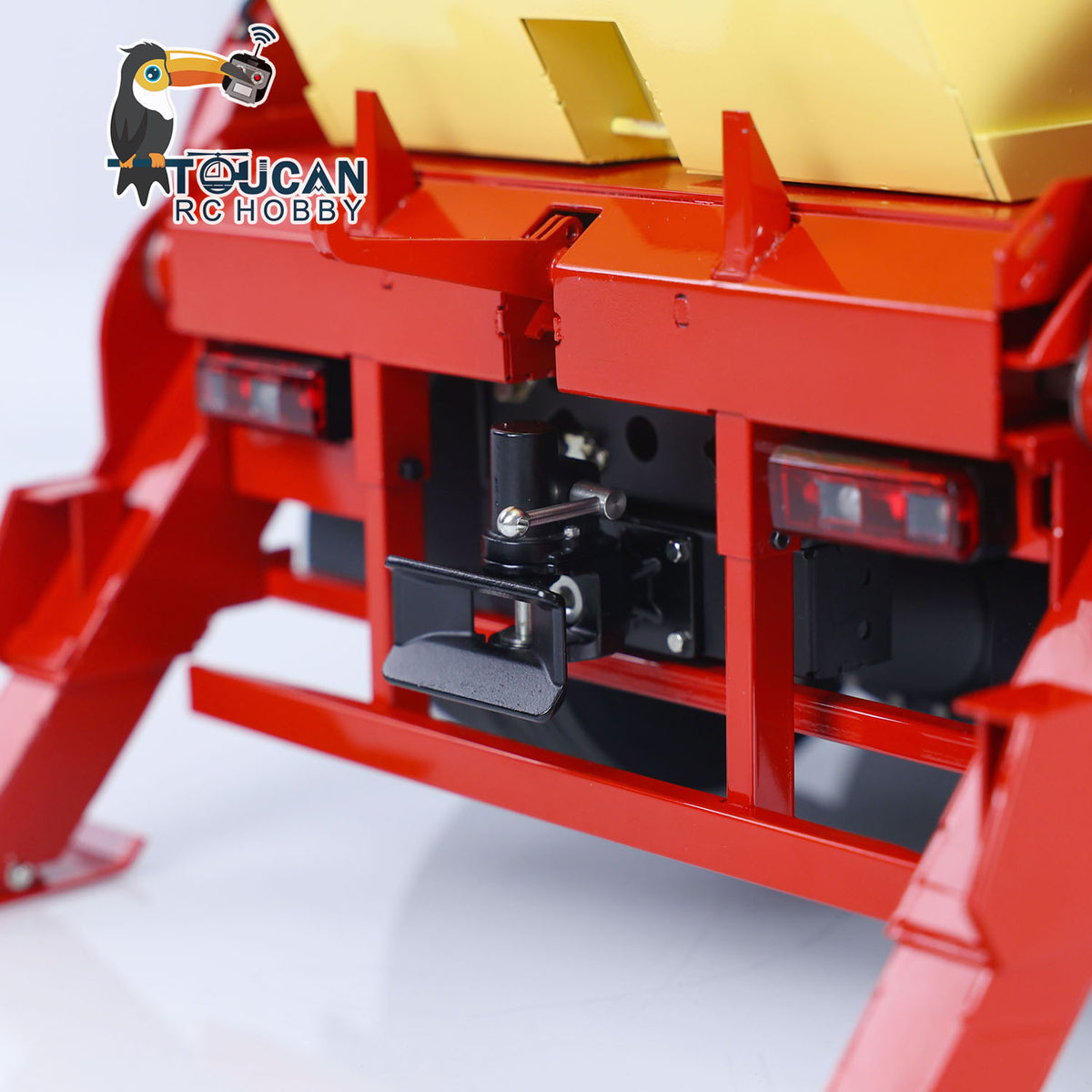 TOUCAN RC HOBBY JXModel VL18U K3363 Cabin 1/14 Metal RC Hydraulic Skip Loader RTR 6x4 Axles Differential Lock 4-Way Valve 2-Speed Gearbox Light Sound for Collectors