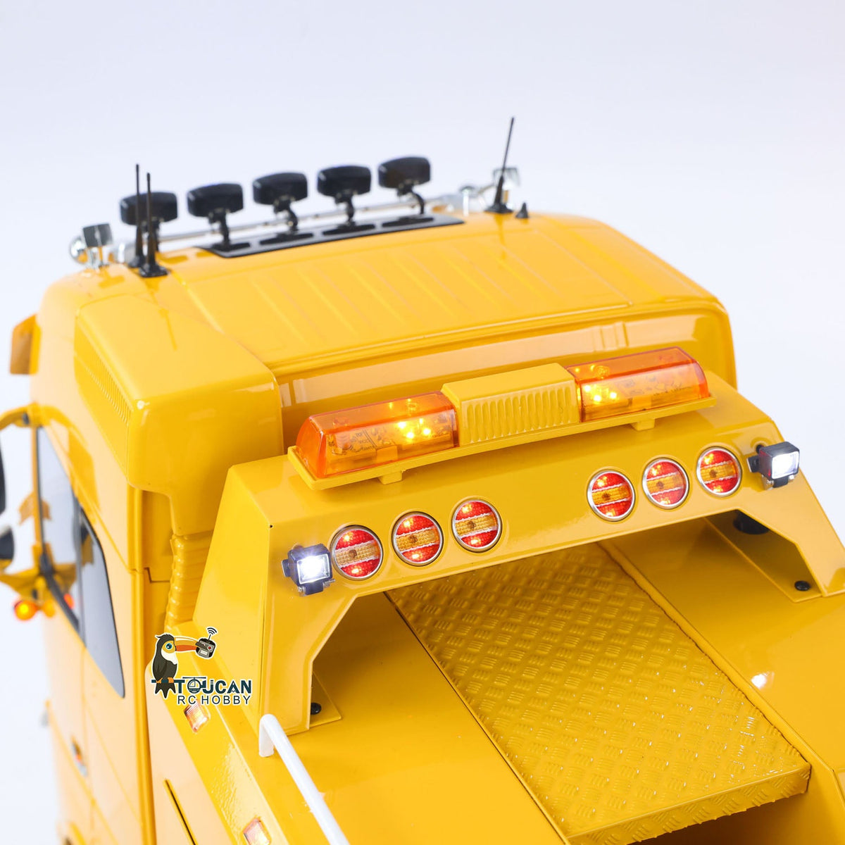 TOUCAN RC HOBBY  8X4 Metal 1/14 RC Road Rescue Truck RTR 2Speed Model Car Flysky Paladin PL18EV Lite Radio Battery Smoke Light Sound