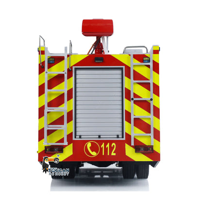 TOUCAN RC HOBBY 1/14 6x4 Metal RC Fire Vehicles PS004 Remote Control Extinguisher Truck Sprinkler Car RTR Hobby Model Lights Sounds I6S Radio System ESC Servo Motor