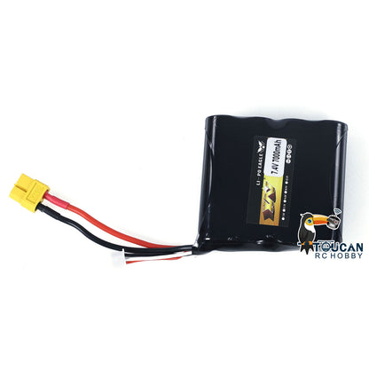 TOUCAN RC HOBBY 7.4V Li-polymer Battery 7000mAh for Heng Long 1/16 RC Tank Radio Controlled Panzer Military Vehicle IDF Merkava MK IV 3958 DIY Part