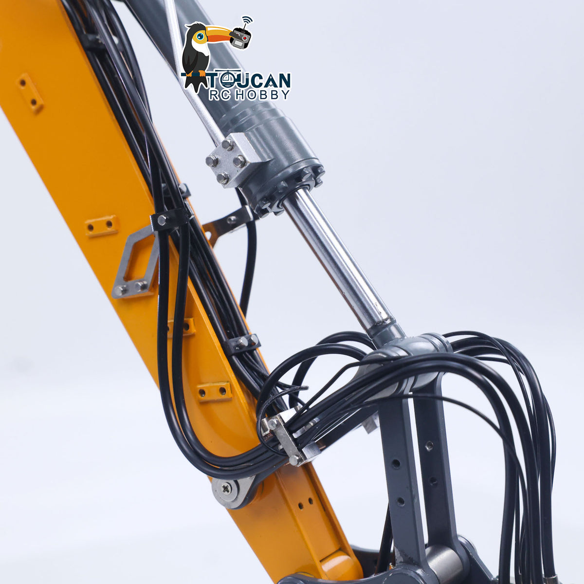 TOUCAN RC HOBBY CUT RC Hobby LR914 PRO MAX Metal 1/14 RC Hydraulic Excavator RC Digger Wrist Quick Coupler Bucket 8ways Valve PL18EV LITE Sound Radio Battery