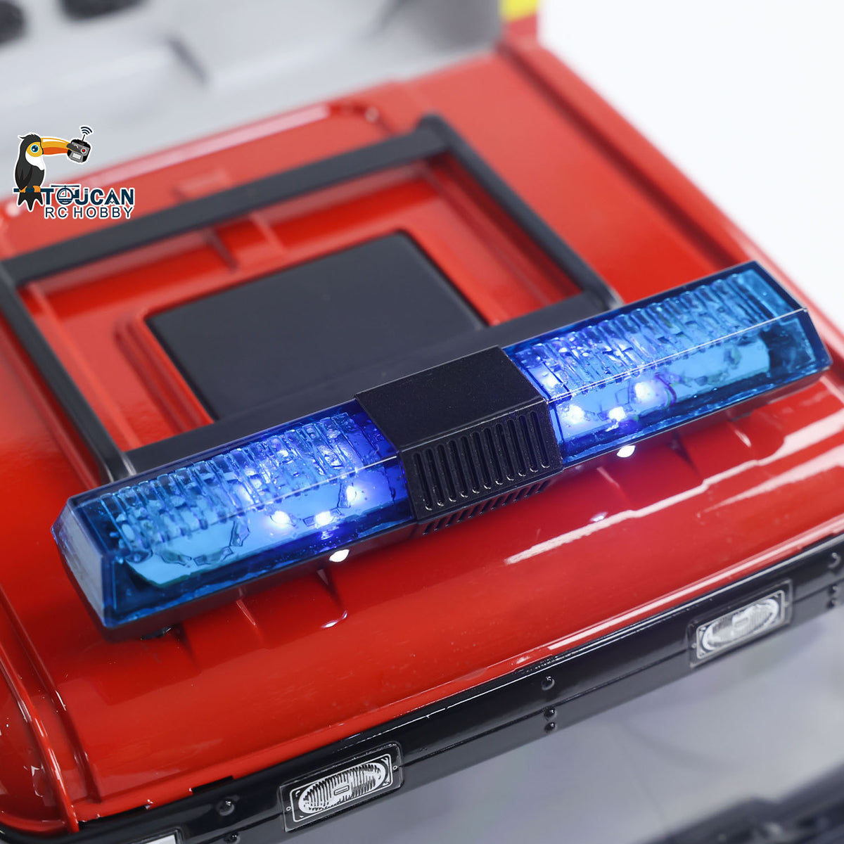 TOUCAN RC HOBBY 1/14 6x4 Metal RC Fire Vehicles PS004 Remote Control Extinguisher Truck Sprinkler Car RTR Hobby Model Lights Sounds I6S Radio System ESC Servo Motor