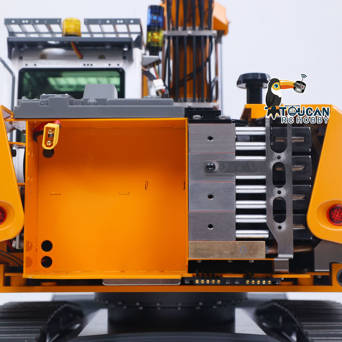 TOUCAN RC HOBBY CUT RC Hobby LR914 PRO MAX Metal 1/14 RC Hydraulic Excavator RC Digger Wrist Quick Coupler Bucket 8ways Valve PL18EV LITE Sound Radio Battery