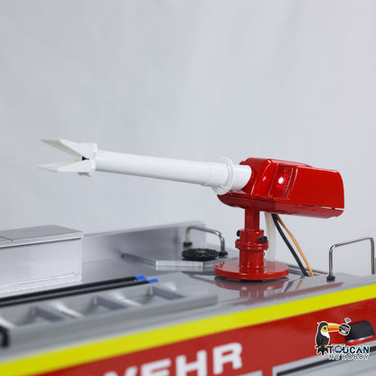 TOUCAN RC HOBBY 1/14 6x4 Metal RC Fire Vehicles PS004 Remote Control Extinguisher Truck Sprinkler Car RTR Hobby Model Lights Sounds I6S Radio System ESC Servo Motor