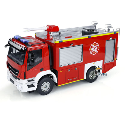 TOUCAN RC HOBBY 1/14 RC Fire Truck 4x2 Rescue Fire Vehicle 2-Speed Transmission Light Sound ST8 Remote Control System Emulated Car Hobby Models