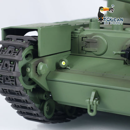 TOUCAN RC HOBBY 1/16 Tongde RC Battle Tank Churchill Mk.VII Remote Controlled Panzer Electric Infantry Fighting Vehicles Barrel Recoil System