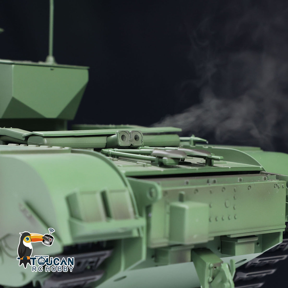 TOUCAN RC HOBBY 1/16 Tongde RC Battle Tank Churchill Mk.VII Remote Controlled Panzer Electric Infantry Fighting Vehicles Barrel Recoil System