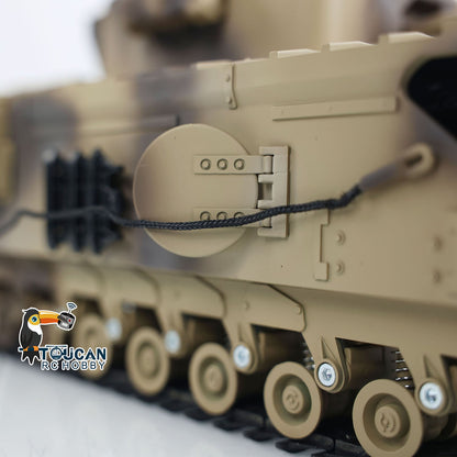 TOUCAN RC HOBBY 1/16 Military RC Battle Tank Churchill Mk.VII Metal Tracks Tongde Electric Tanks Painted Assembled Barrel Recoil Smoke Unit